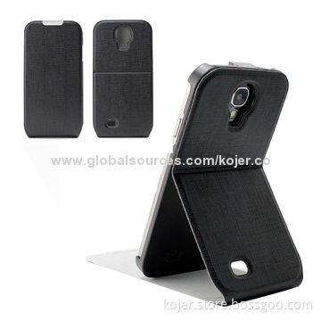 Universal PU Stand Phone Cases for Samsung Galaxy S4 i9500, OEM Orders Welcomed